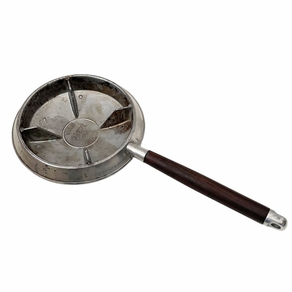 Viking Kitchen Viking Crepe Pan Maker Vintage Mid Century 8 Heavy Duty Aluminum Wood Handle